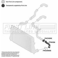 Turbo Hose FIRSTLINE Fits: SKODA YETI