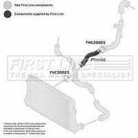 Turbo Hose FIRSTLINE Fits: VOLKSWAGEN SCIROCCO
