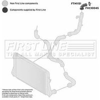 Turbo Hose FIRSTLINE Fits: VOLKSWAGEN SHARAN