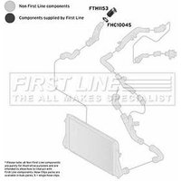 Turbo Hose FIRSTLINE Fits: AUDI Q3