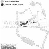 Turbo Hose FIRSTLINE Fits: SEAT IBIZA