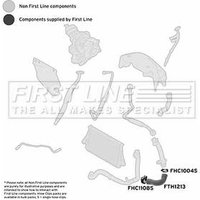 Turbo Hose FIRSTLINE Fits: OPEL VECTRA