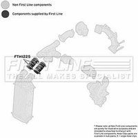 Turbo Hose FIRSTLINE Fits: CITROEN C3 PICASSO