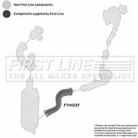 Turbo Hose FIRSTLINE Fits: PEUGEOT 508