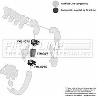Turbo Hose FIRSTLINE Fits: CITROEN XANTIA