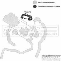 Charger Intake Hose FIRSTLINE Fits: DACIA LOGAN MCV
