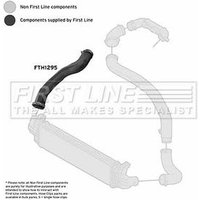Charger Intake Hose FIRSTLINE Fits: FORD C-MAX