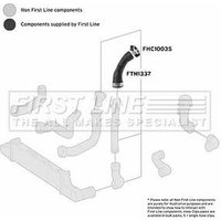 Turbo Hose FIRSTLINE Fits: MERCEDES E200