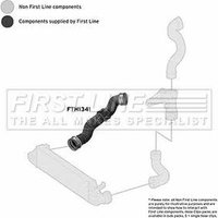 Turbo Hose FIRSTLINE Fits: MERCEDES C180