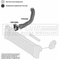 Charger Intake Hose FIRSTLINE Fits: MERCEDES VITO