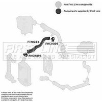 Intercooler Hose FIRSTLINE Fits: MERCEDES V220