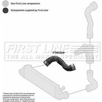 Turbo Hose FIRSTLINE Fits: MERCEDES C270