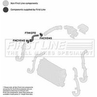 Turbo Hose FIRSTLINE Fits: OPEL SIGNUM