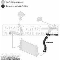 Charger Intake Hose FIRSTLINE Fits: VAUXHALL INSIGNIA