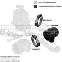Turbo Hose FIRSTLINE Fits: BMW 523