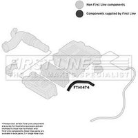 Intake Hose Air Filter FIRSTLINE Fits: FIAT GRANDE PUNTO