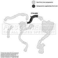 Intake Hose Air Filter FIRSTLINE Fits: RENAULT MEGANE