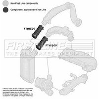 Turbo Hose FIRSTLINE Fits: DS AUTOMOBILES DS4