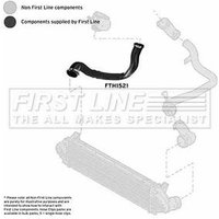 Charger Intake Hose FIRSTLINE Fits: LAND ROVER RANGE ROVER EVOQUE