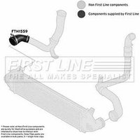 Turbo Hose FIRSTLINE Fits: FORD MONDEO