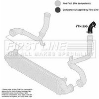 Turbo Hose FIRSTLINE Fits: FORD S-MAX