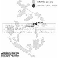 Turbo Hose FIRSTLINE Fits: AUDI SQ5