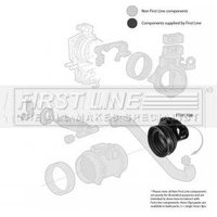 Intake Hose Air Filter FIRSTLINE Fits: BMW 528
