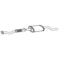 A2A Alfa Romeo Mito Middle Box/silencer | GSF Car Parts