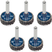 SEALEY Abrasive Flap Wheel Ø25 X 10mm Ø6mm Shaft 80Grit - Pack Of 5 | FW2510805 | GSF Car Parts