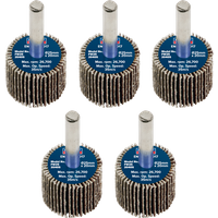 SEALEY Abrasive Flap Wheel Ø25 X 20mm Ø6mm Shaft 40Grit - Pack Of 5 | FW2520405 | GSF Car Parts