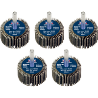 SEALEY Abrasive Flap Wheel Ø40 X 20mm 60Grit Ø6mm Shaft - Pack Of 5 | FW4020605 | GSF Car Parts