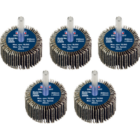 SEALEY Abrasive Flap Wheel Ø40 X 20mm 80Grit Ø6mm Shaft - Pack Of 5 | FW4020805 | GSF Car Parts