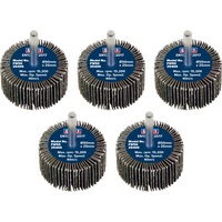 SEALEY Abrasive Flap Wheel Ø50 X 25mm 40Grit Ø6mm Shaft - Pack Of 5 | FW5025405 | GSF Car Parts