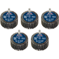 SEALEY Abrasive Flap Wheel Ø50 X 25mm 60Grit Ø6mm Shaft - Pack Of 5 | FW5025605 | GSF Car Parts