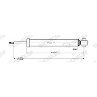 Shock Absorber - Rear MONROE Fits: DS DS 3 / DS 3 CROSSBACK (UR_, UC_, UJ_)