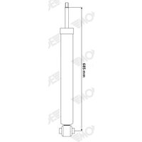Shock Absorber - Rear MONROE Fits: MERCEDES-BENZ A-CLASS Saloon (V177)