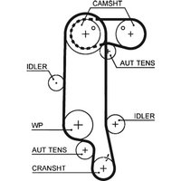 Gates Skoda Roomster Cam / Timing Belt | 5565XS | GSF Car Parts