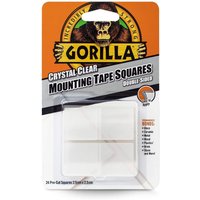 GORILLA Mounting Tape 24 - 2.5 X 2.5Cm Squares Clear | GG3044110 | GSF Car Parts