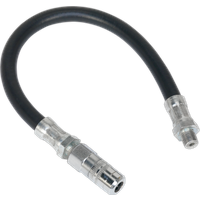 SEALEY Rubber Delivery Hose With 4-Jaw Connector Flexible 300mm 1/8"bsp Gas | GGHE300 | GSF Car Parts