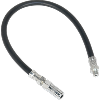SEALEY Rubber Delivery Hose With 4-Jaw Connector Flexible 450mm 1/8"bsp Gas | GGHE450 | GSF Car Parts