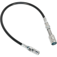 SEALEY Rubber Delivery Hose With 4-Jaw Connector Flexible 450mm Quick Release Coupling | GGSF450 | GSF Car Parts