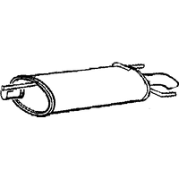 A2A Vauxhall And Opel Astra Rear Box/silencer | GSF Car Parts