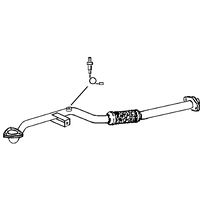 A2A Vauxhall And Opel Vectra Exhaust Pipe | GSF Car Parts