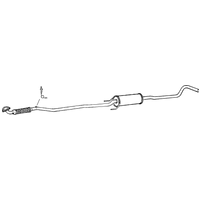 A2A Vauxhall And Opel Corsavan Middle Box/silencer | GSF Car Parts