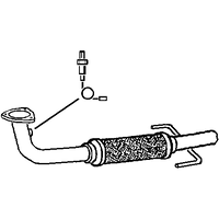 A2A Exhaust Pipe | GSF Car Parts Fits: VAUXHALL VECTRA