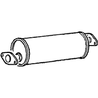 Klarius Vauxhall And Opel Brava Exhaust- Middle Box/silencer | GM58P | GSF Car Parts