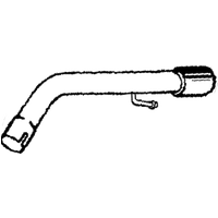 Exhaust Pipe A2a Fits: VAUXHALL ADAM