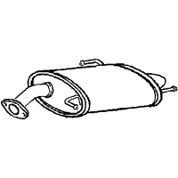 A2A Suzuki Splash Rear Box/silencer | GSF Car Parts