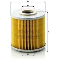 MANN Ford Transit Oil Filter - Insert | H1029/1N | GSF Car Parts