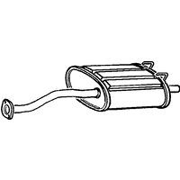 Klarius Honda Civic Exhaust Box & Tail Pipe | HA233G | GSF Car Parts